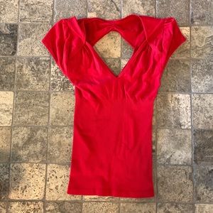 Bebe red T-shirt